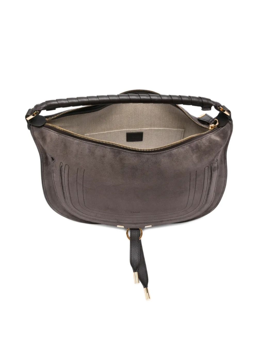 Chloé Women Marcie Suede Leather Hobo Bag