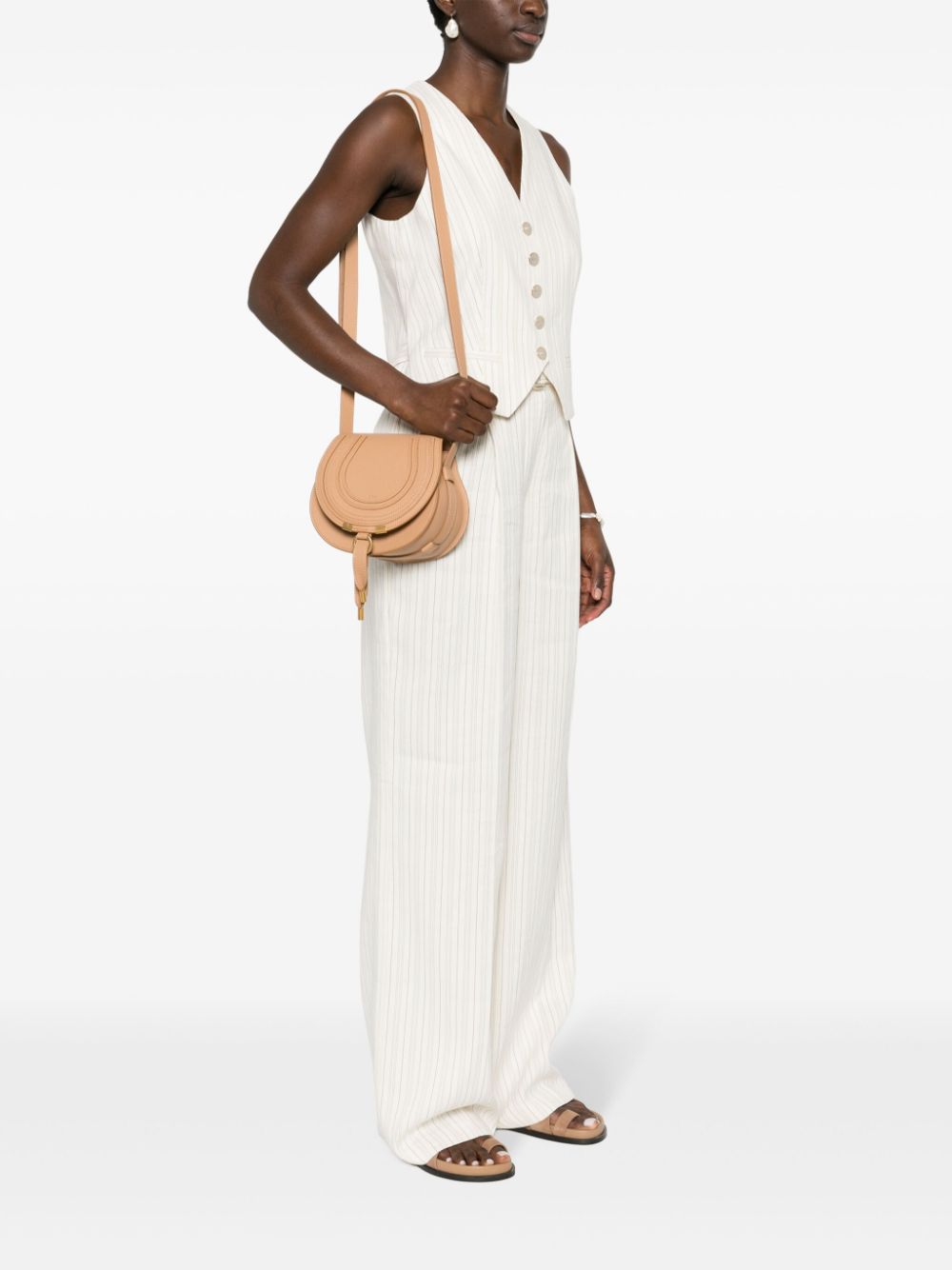 Chloé Women Marcie Small Leahter Saddle Bag