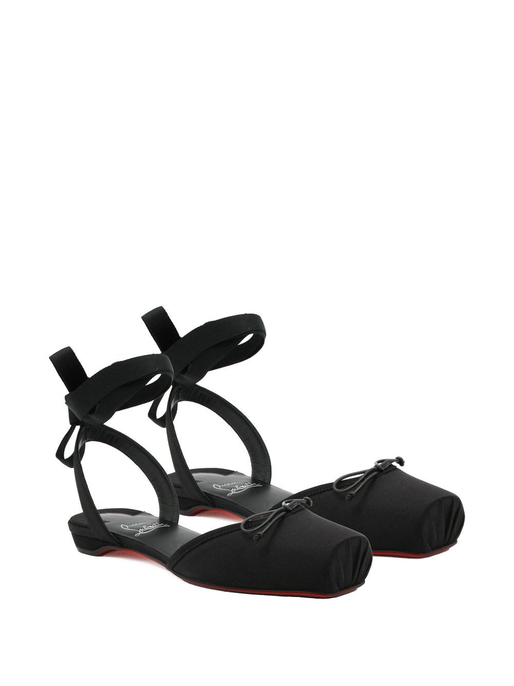 Christian Louboutin Women Cassia Lace Up Flat Sandals