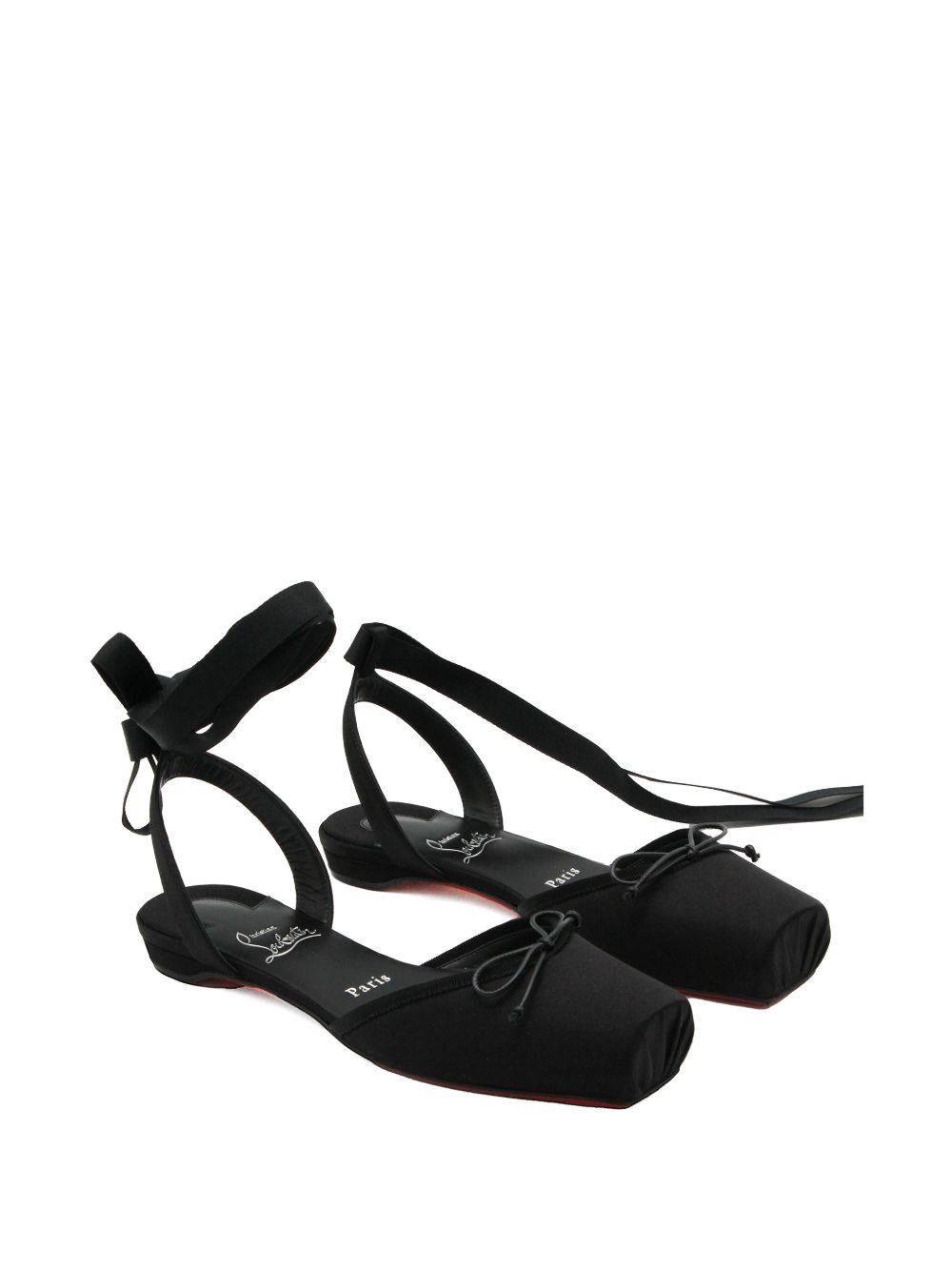Christian Louboutin Women Cassia Lace Up Flat Sandals