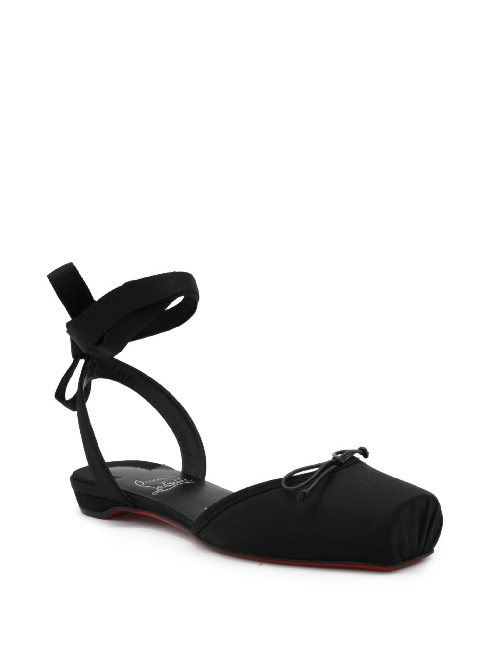 Christian Louboutin Women Cassia Lace Up Flat Sandals