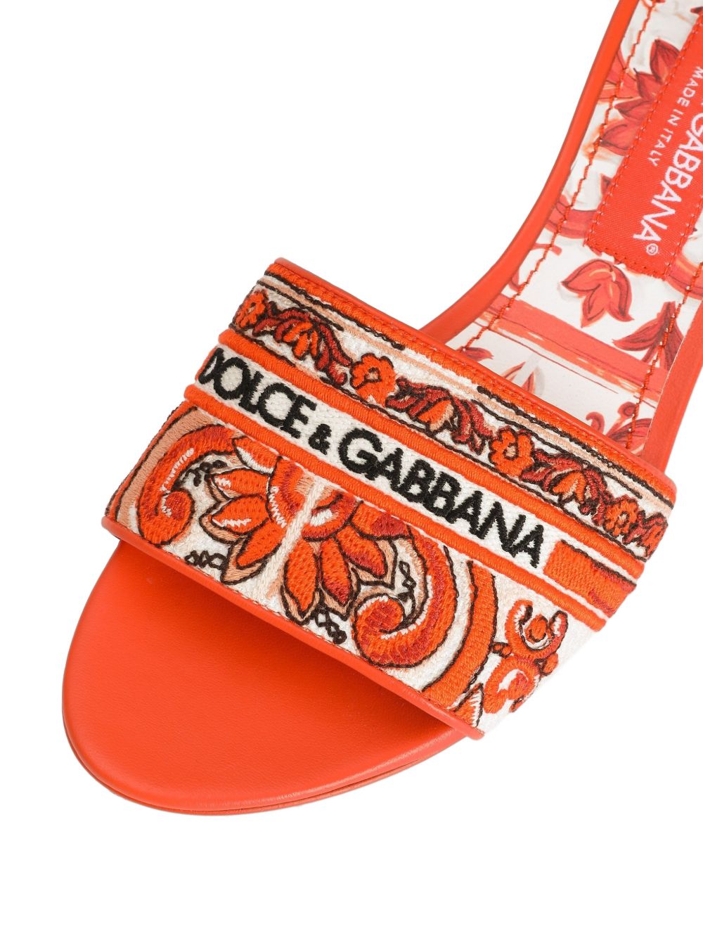 Dolce & Gabbana Women Maiolica Print Mules