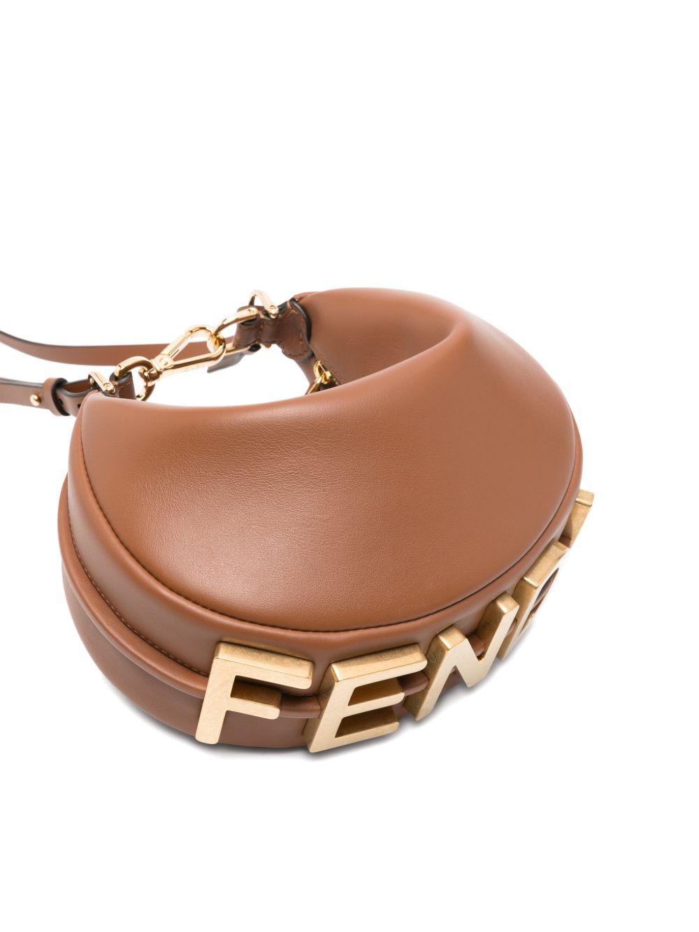 Fendi Women Fendigraphy Mini Leather Handbag