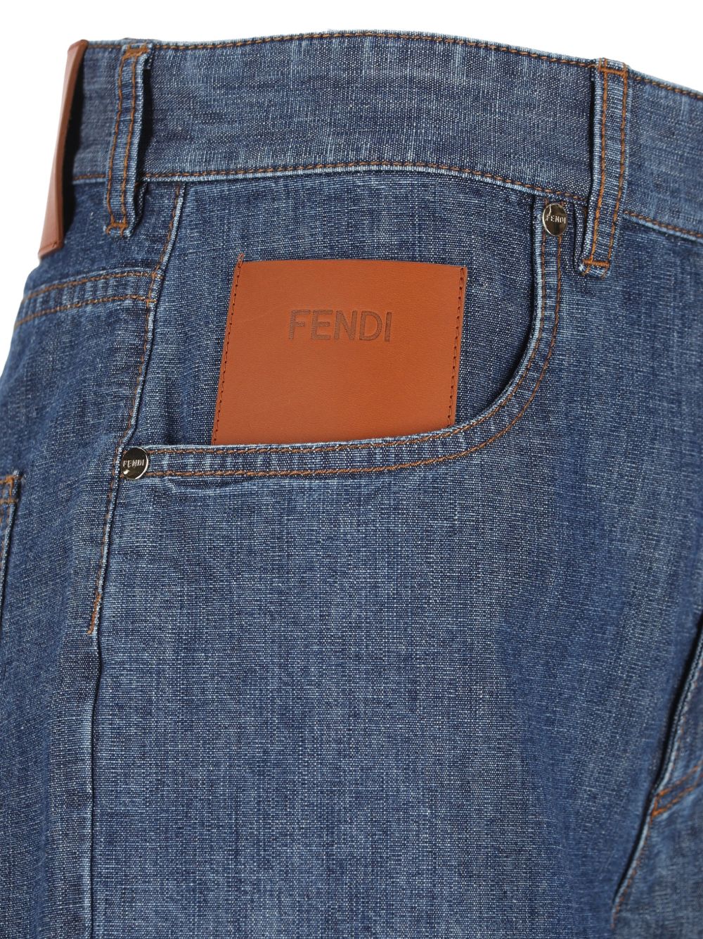 Fendi Women Denim Shorts