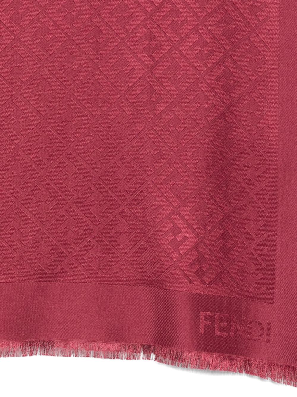 Fendi Women Ff Wool And Silk Shawl