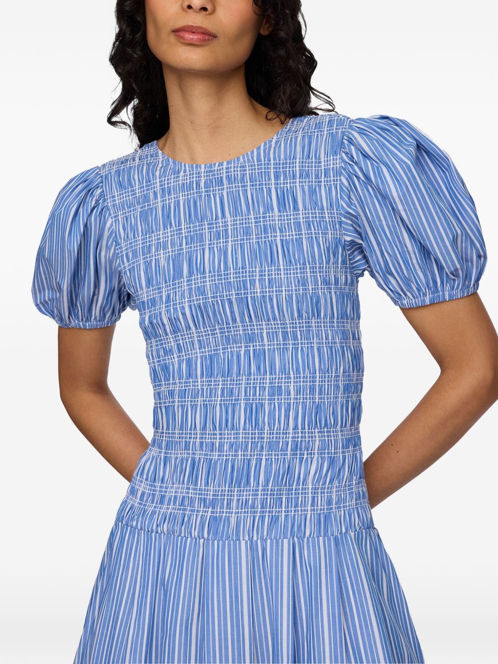 Ganni Women Organic Cotton Midi Dress