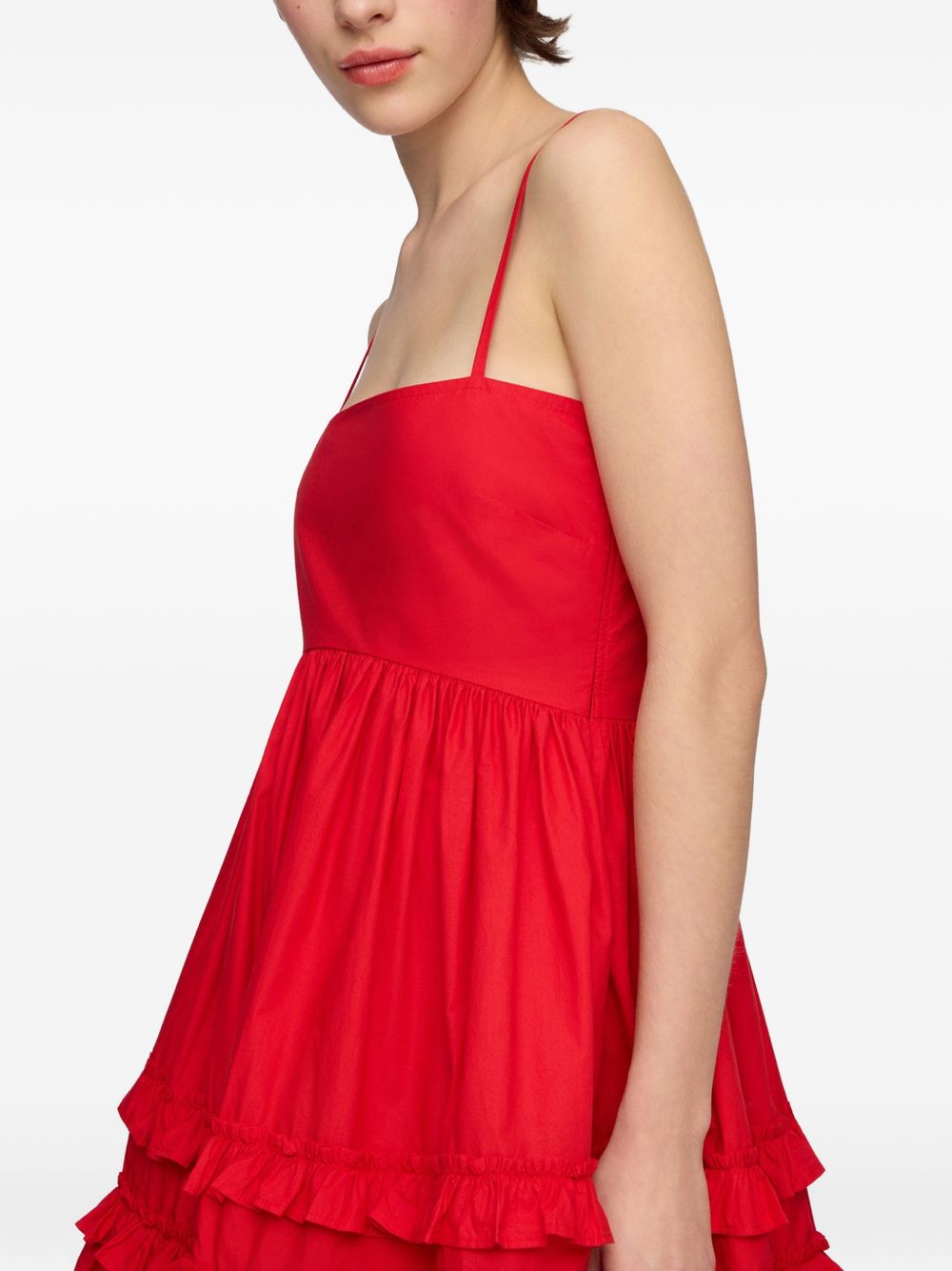 Ganni Women Organic Cotton Mini Dress