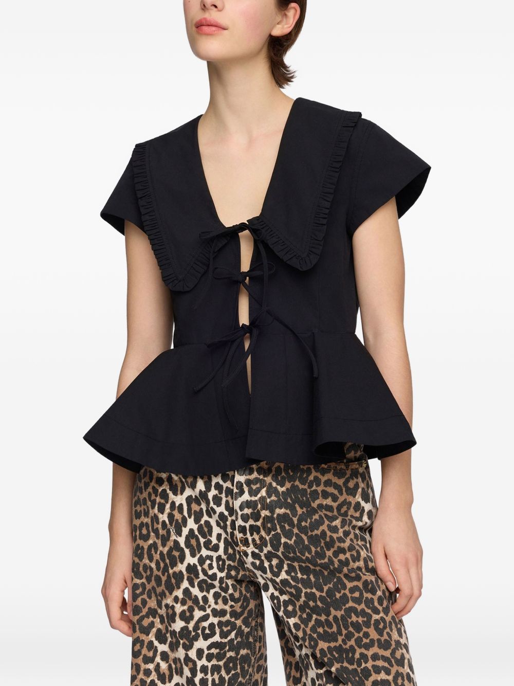 Ganni Women Organic Cotton Top