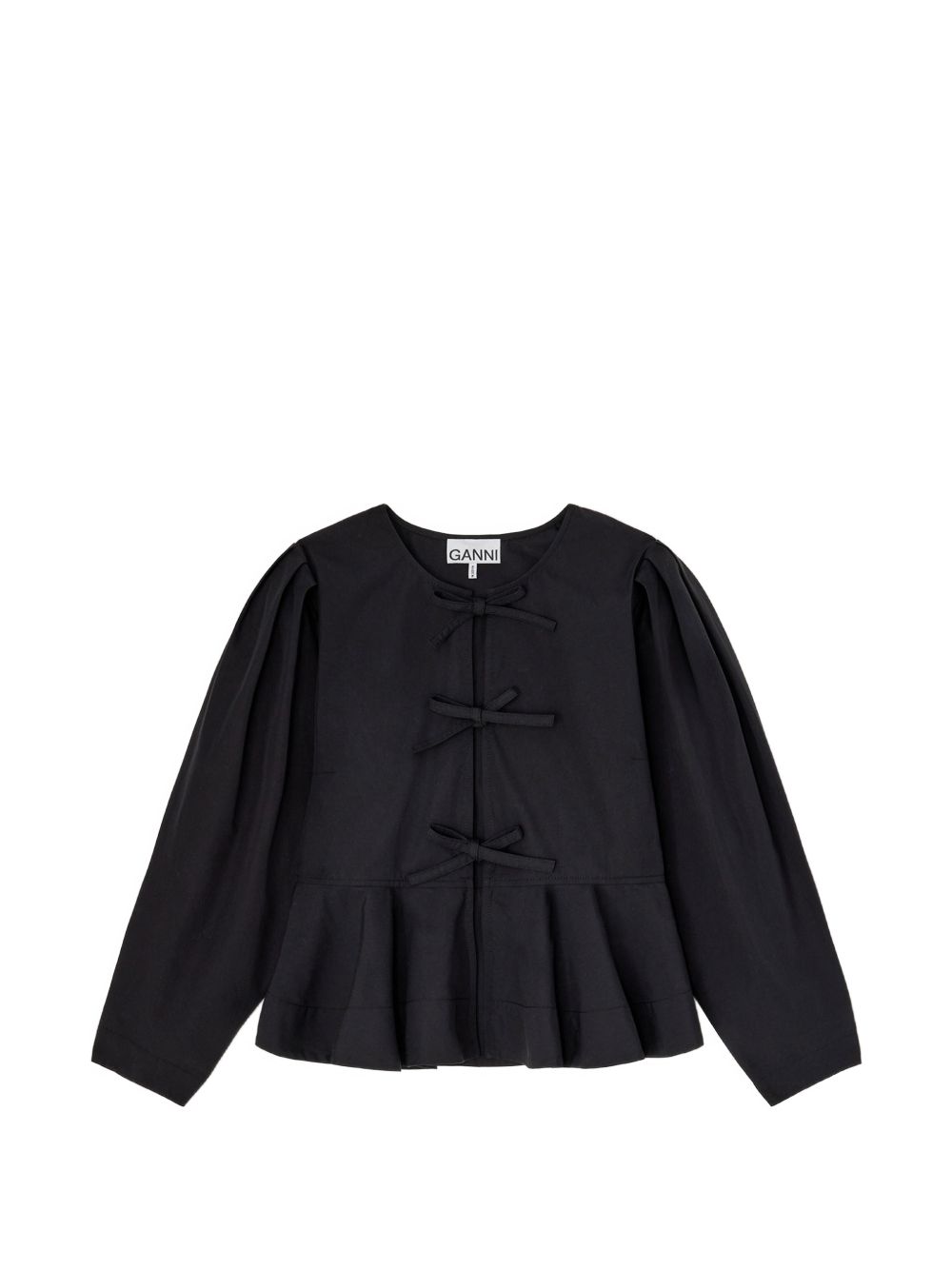 Ganni Women Organic Cotton Blouse
