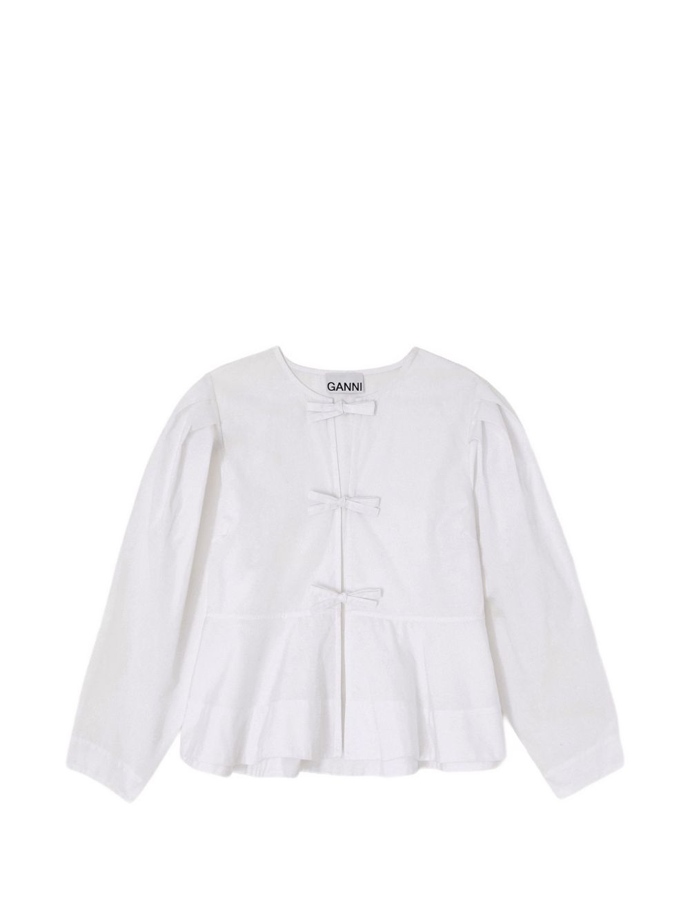 Ganni Women Organic Cotton Blouse