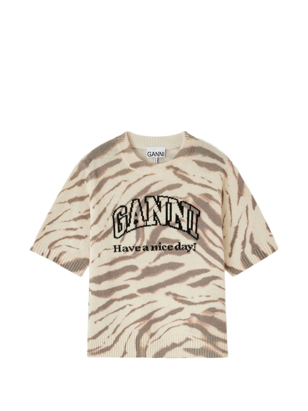 Ganni Women Wool T-Shirt