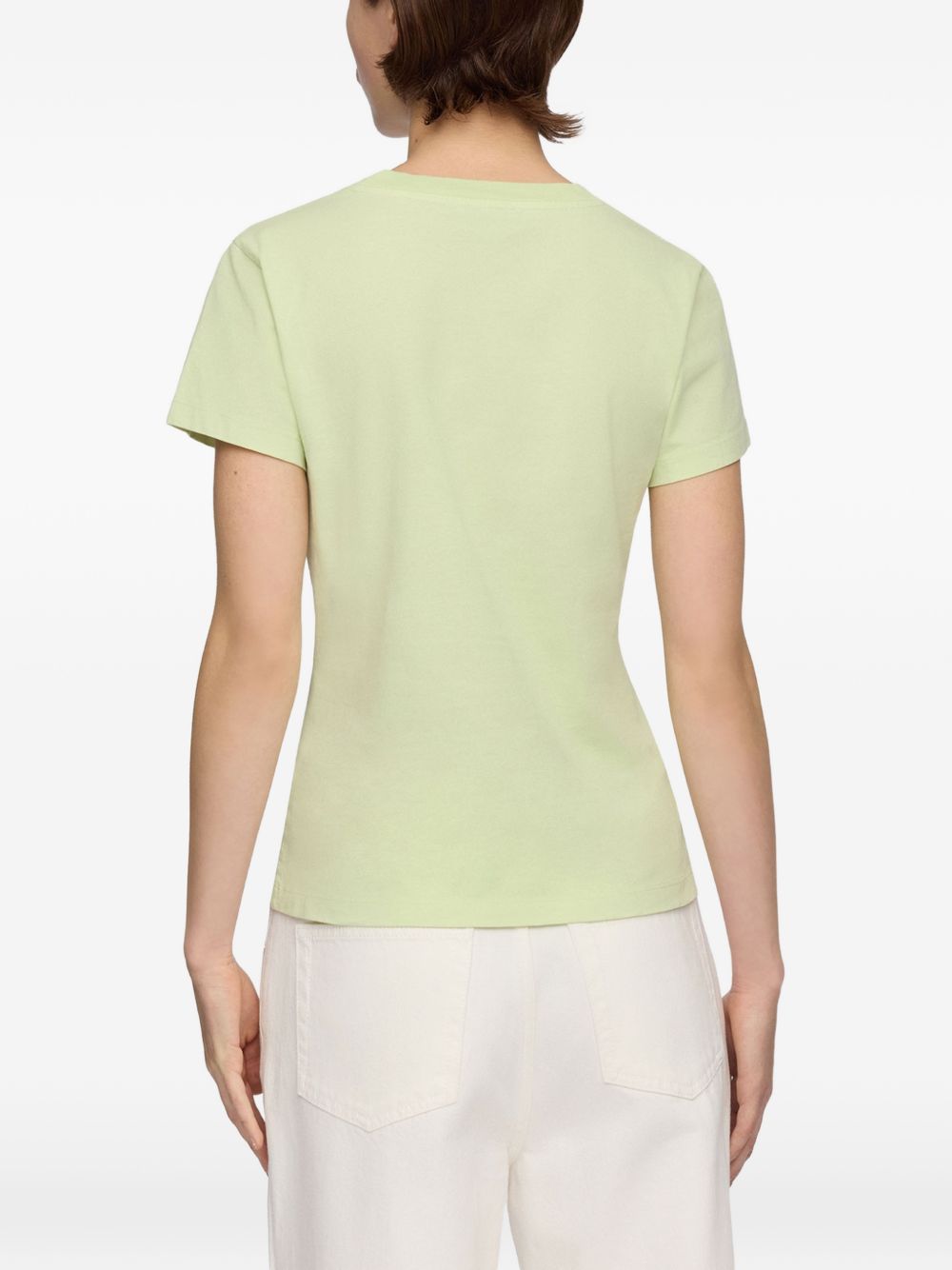 Ganni Women Printed Cotton T-Shirt