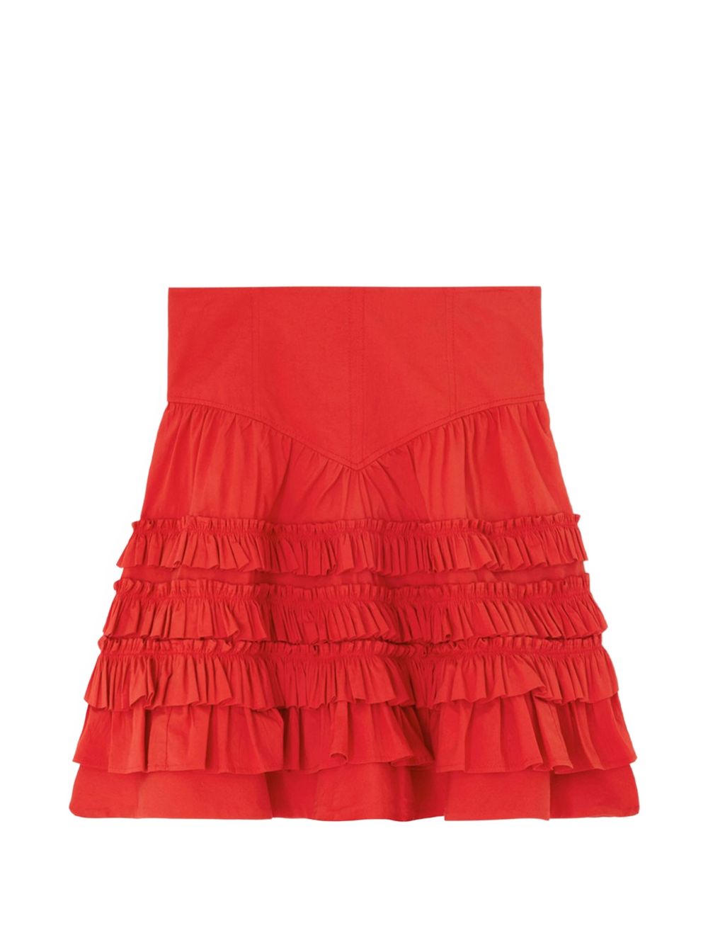 Ganni Women Organic Cotton Mini Skirt