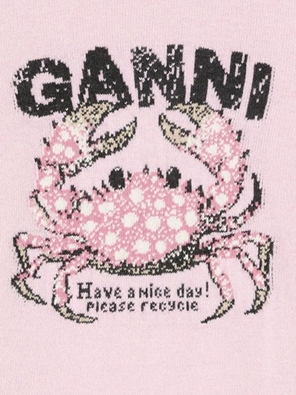 Ganni Women Wool Crewneck Sweater