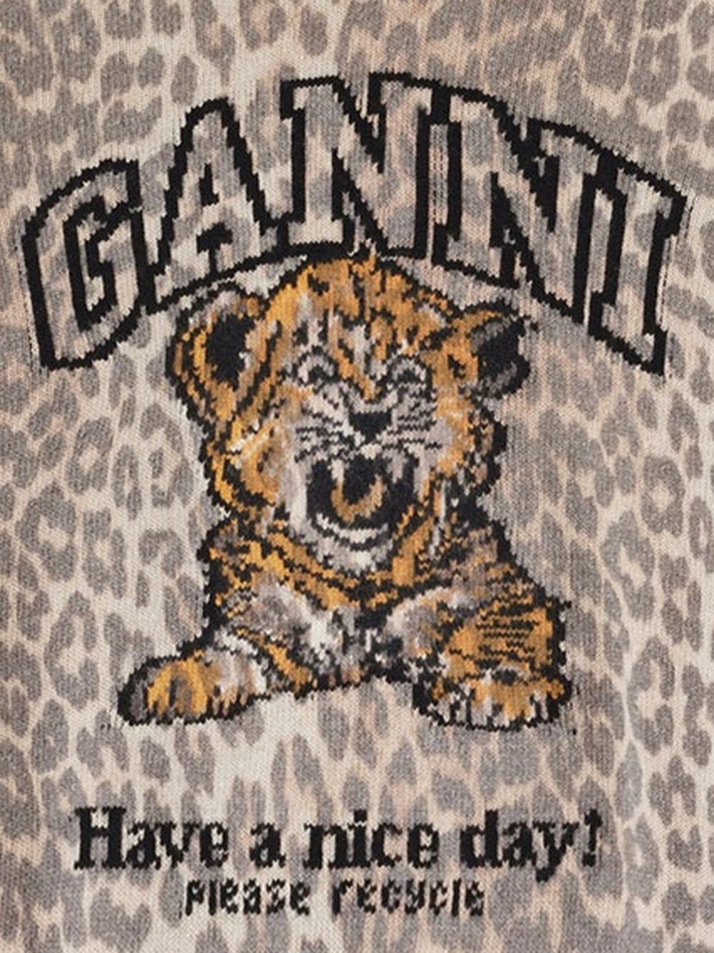 Ganni Women Wool Crewneck Sweater