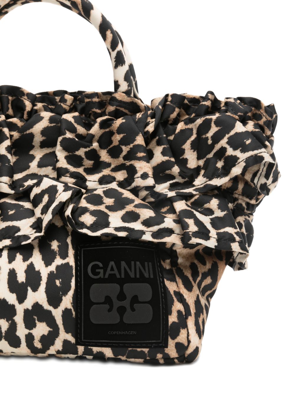 Ganni Women Nylon Mini Tote Bag
