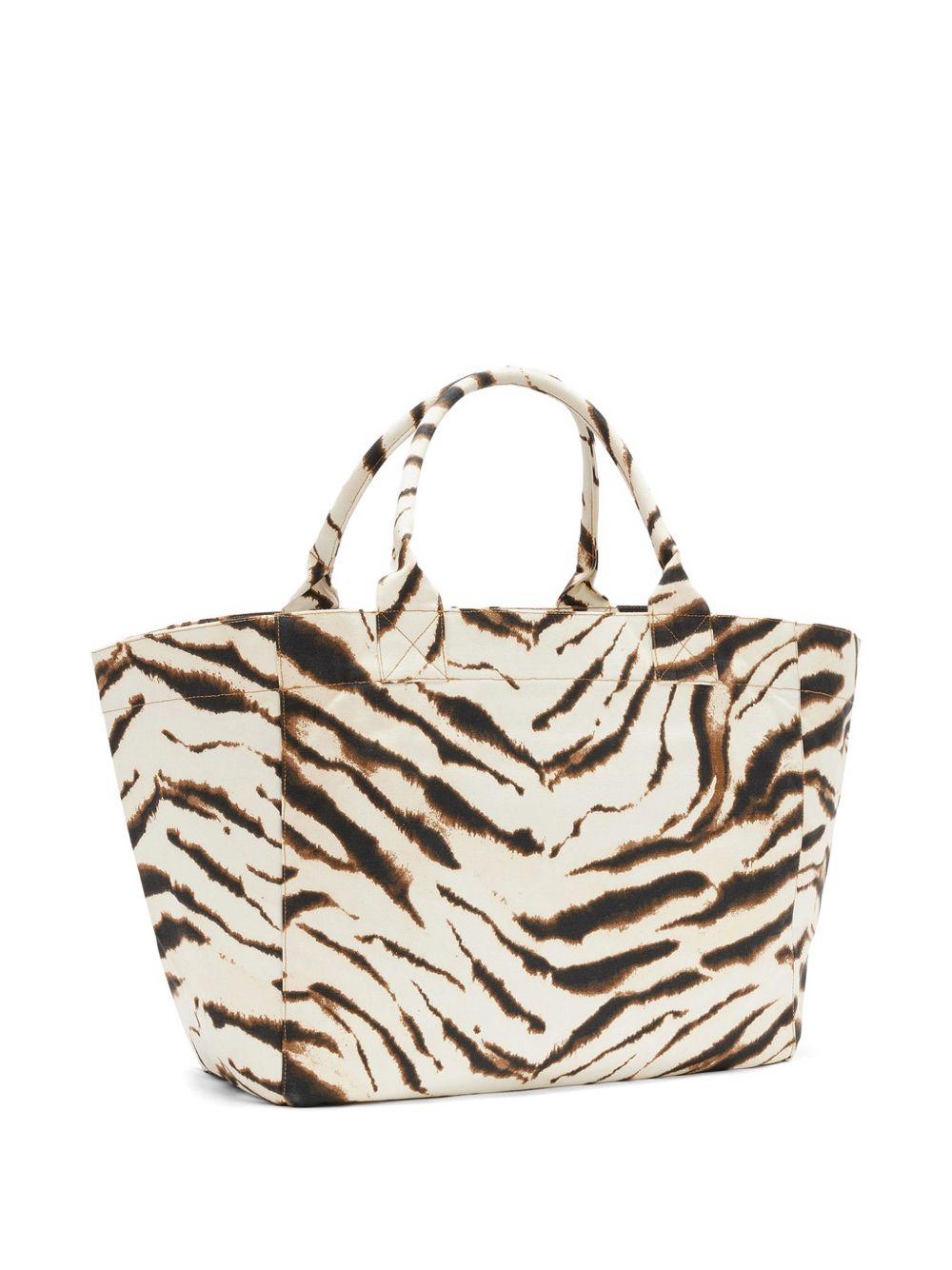 Ganni Women Xxl Canvas Tote Bag