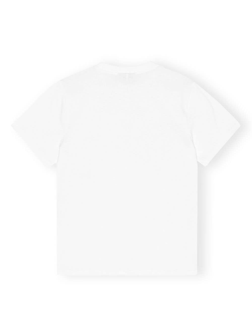 Ganni Women Printed Cotton T-Shirt