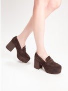 Gianvito Rossi Women Jenna Suede Loafers