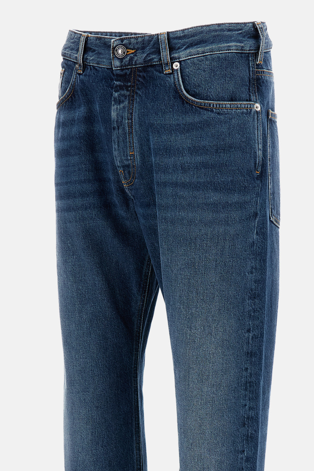 Givenchy Men Fringed Vintage Denim Trousers