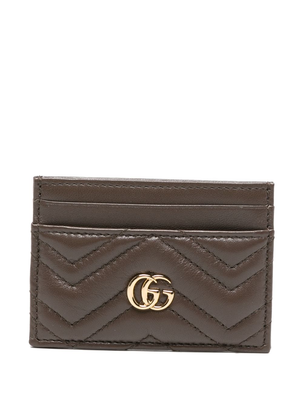 Gucci Women Gg Marmont Leather Card Case