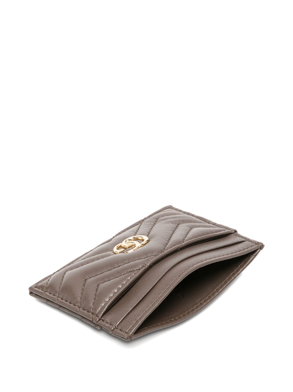 Gucci Women Gg Marmont Leather Card Case