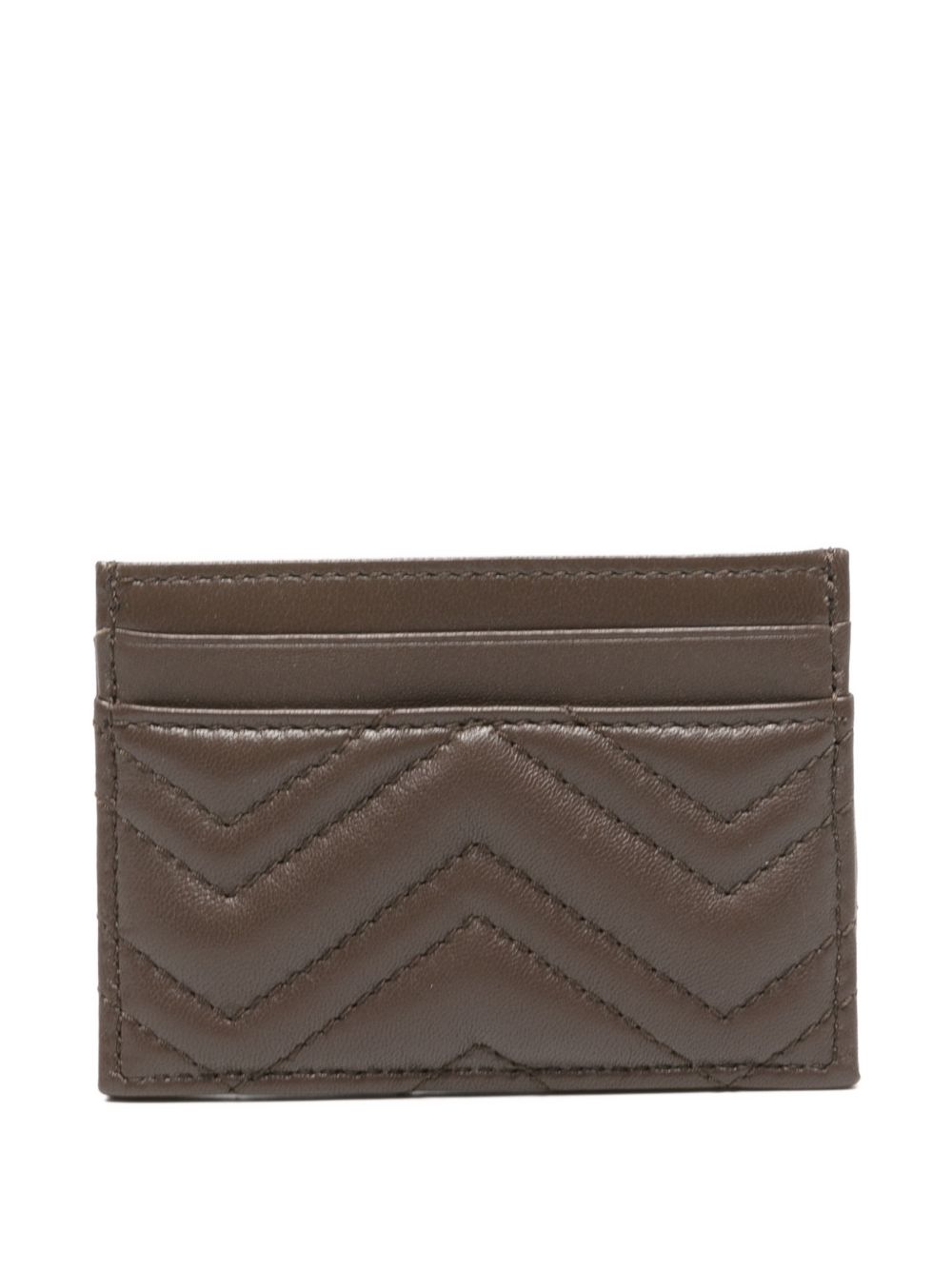 Gucci Women Gg Marmont Leather Card Case