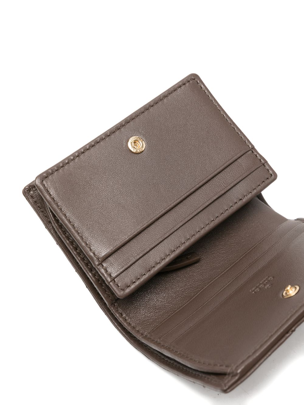 Gucci Women Gg Mamont Leather Wallet