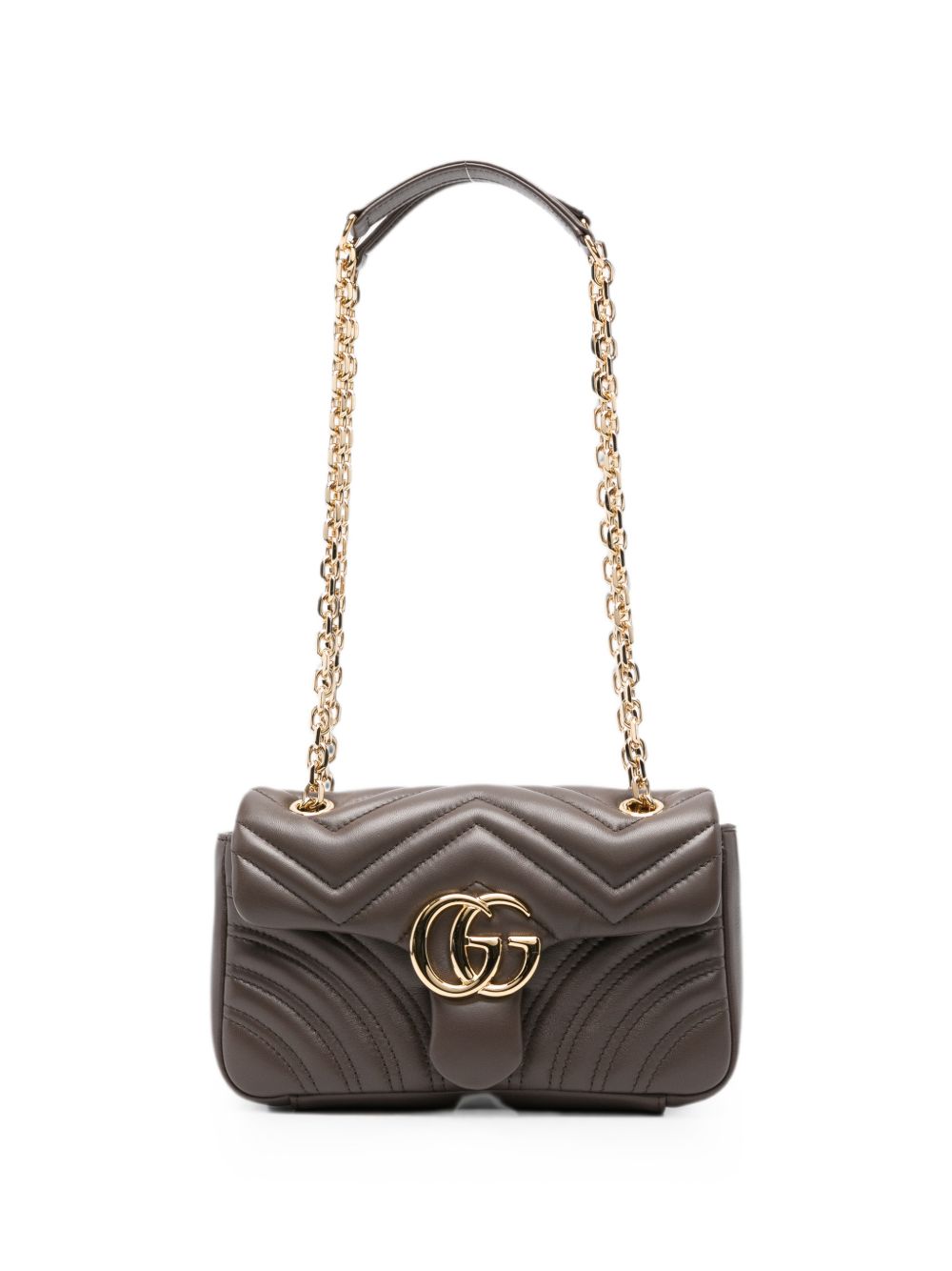 Gucci Women Gg Marmont Small Leather Shoulder Bag