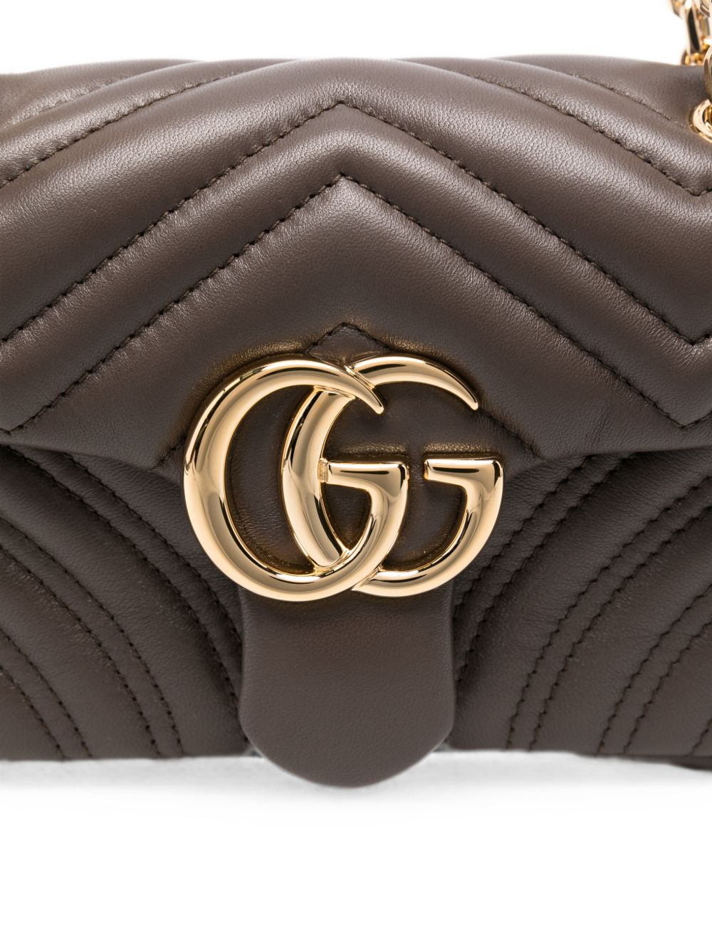 Gucci Women Gg Marmont Small Leather Shoulder Bag