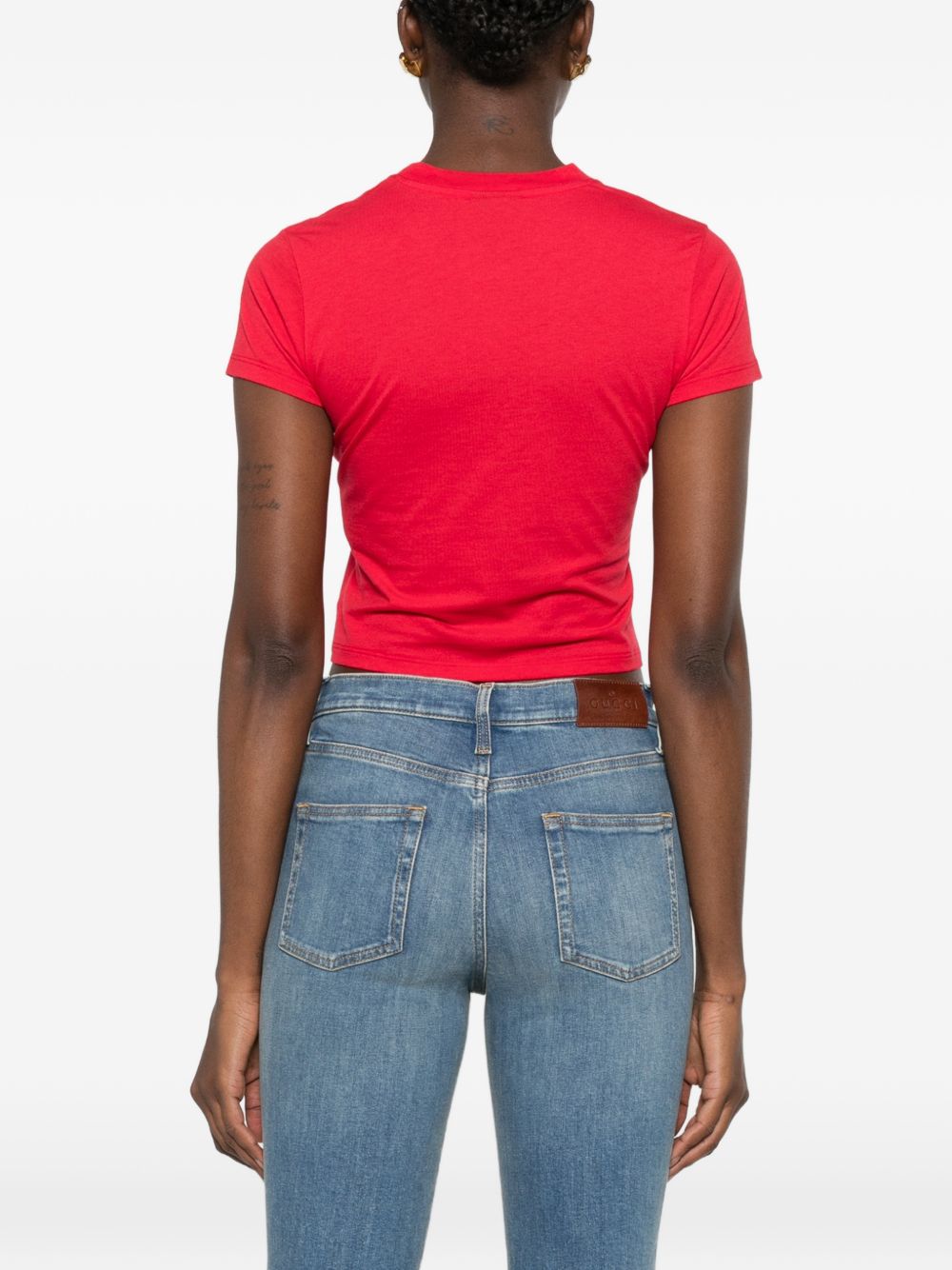 Gucci Women Logo Cotton T-Shirt