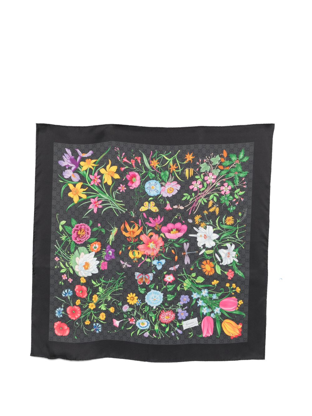 Gucci Women Gucci Flora Silk Foulard