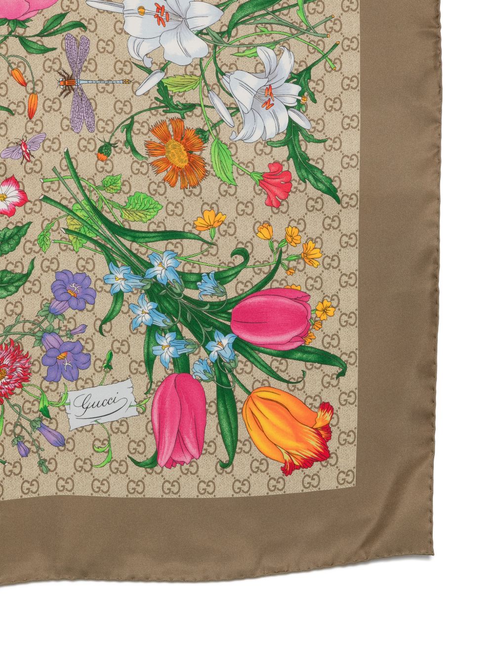 Gucci Women Gucci Flora Silk Foulard