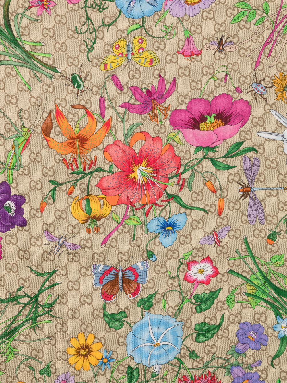Gucci Women Gucci Flora Silk Foulard
