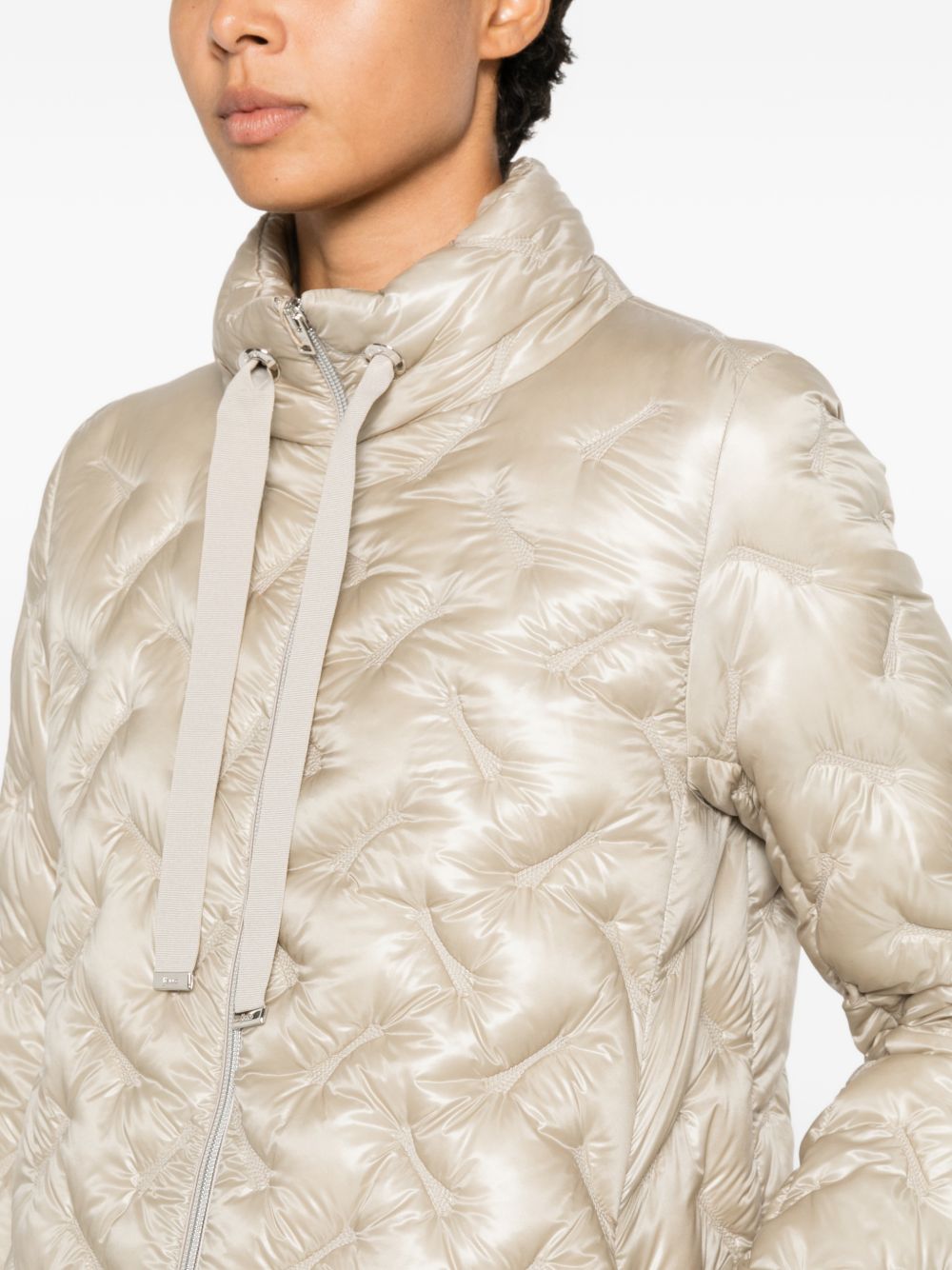 Herno Women Quilted Midi Down Jacket
