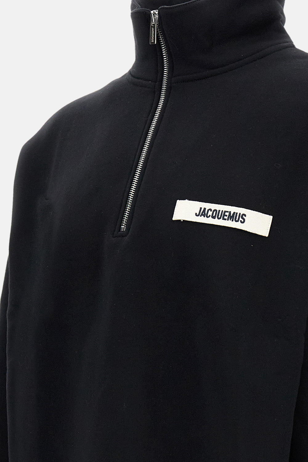 Jacquemus Men Zip Sweatshirt 'Le Camionneur Gros Grain'