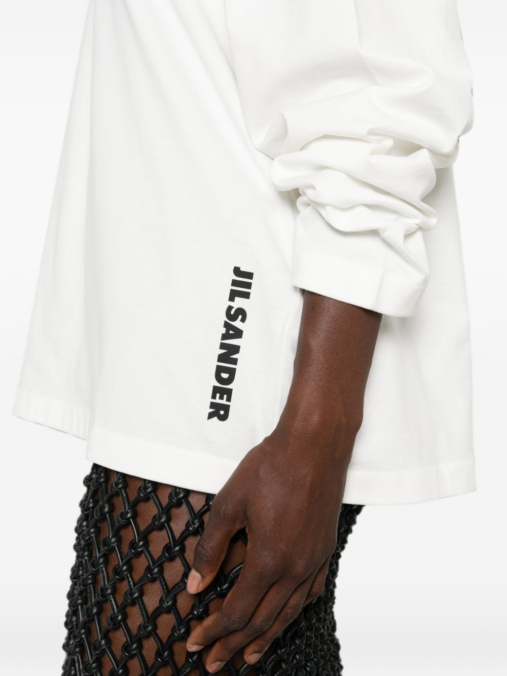 Jil Sander Women Logo Cotton T-Shirt