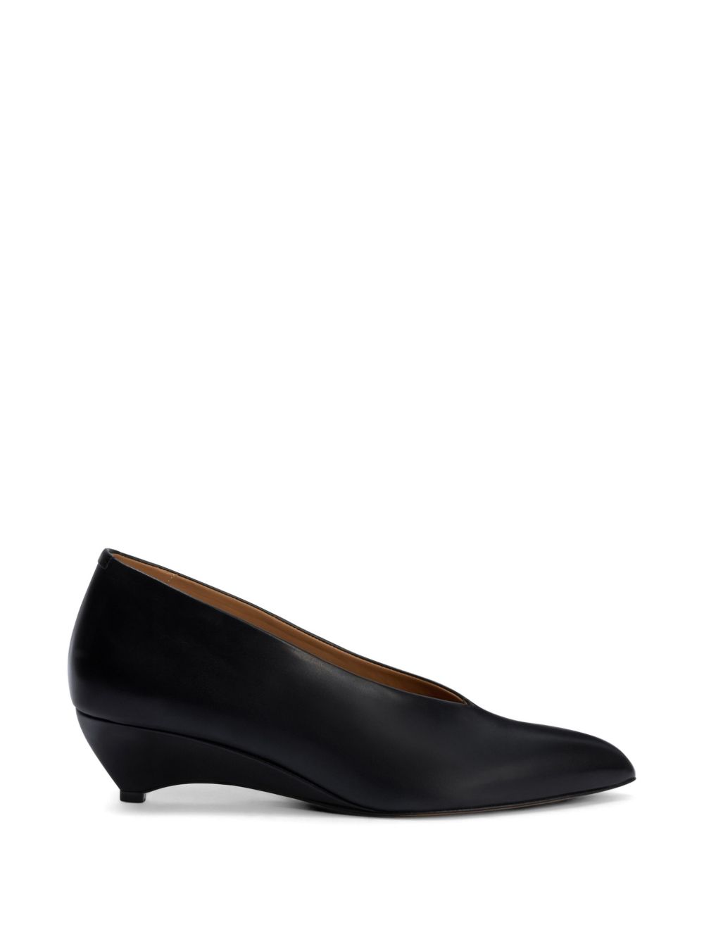 Jil Sander Women Arc Leather Pumps