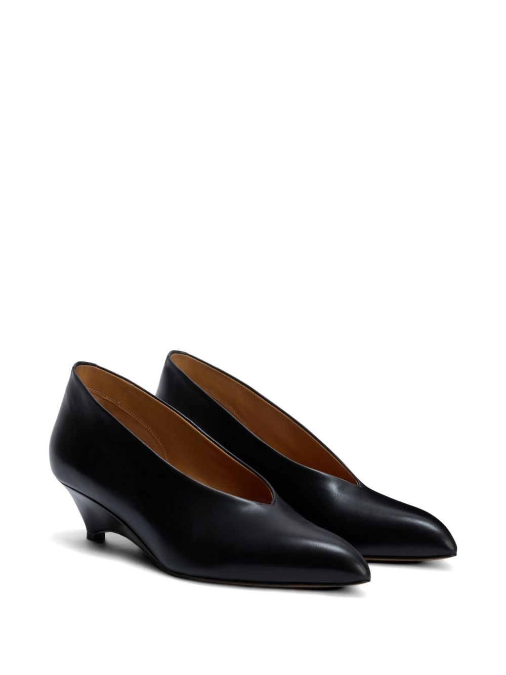 Jil Sander Women Arc Leather Pumps