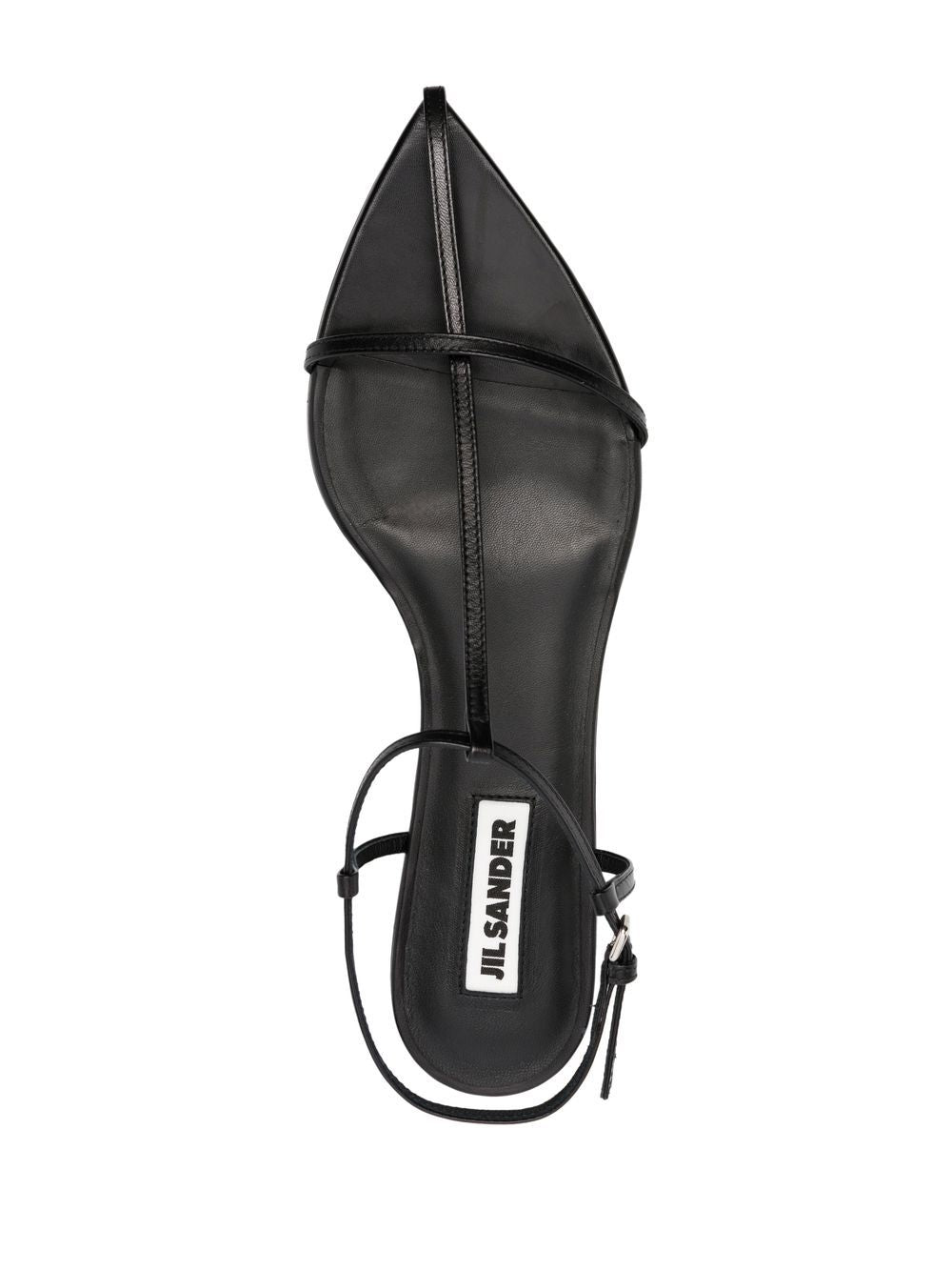 Jil Sander Women Leather Flat Sandals