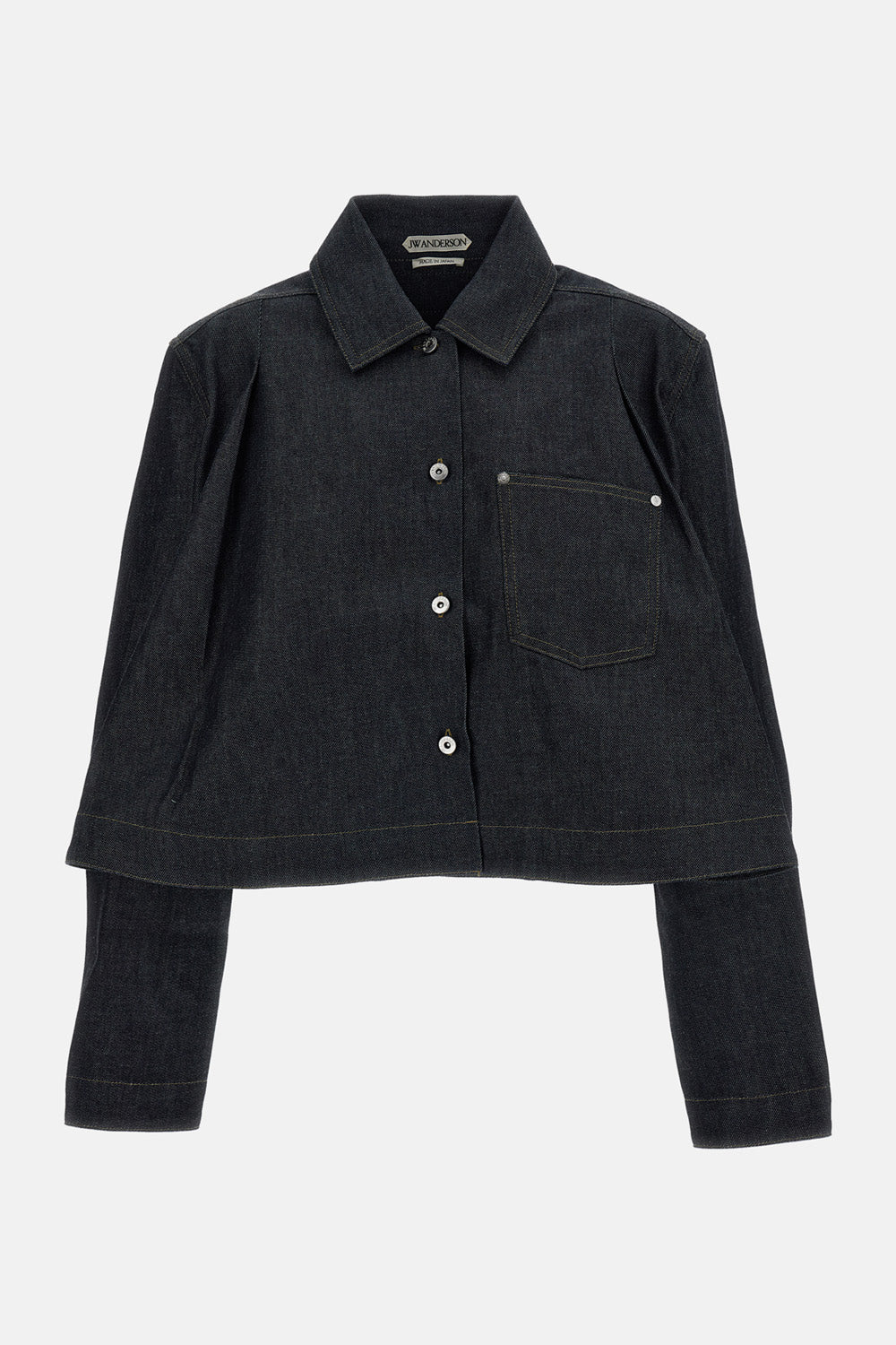 Jw Anderson Women Flare Hem Denim Shirt