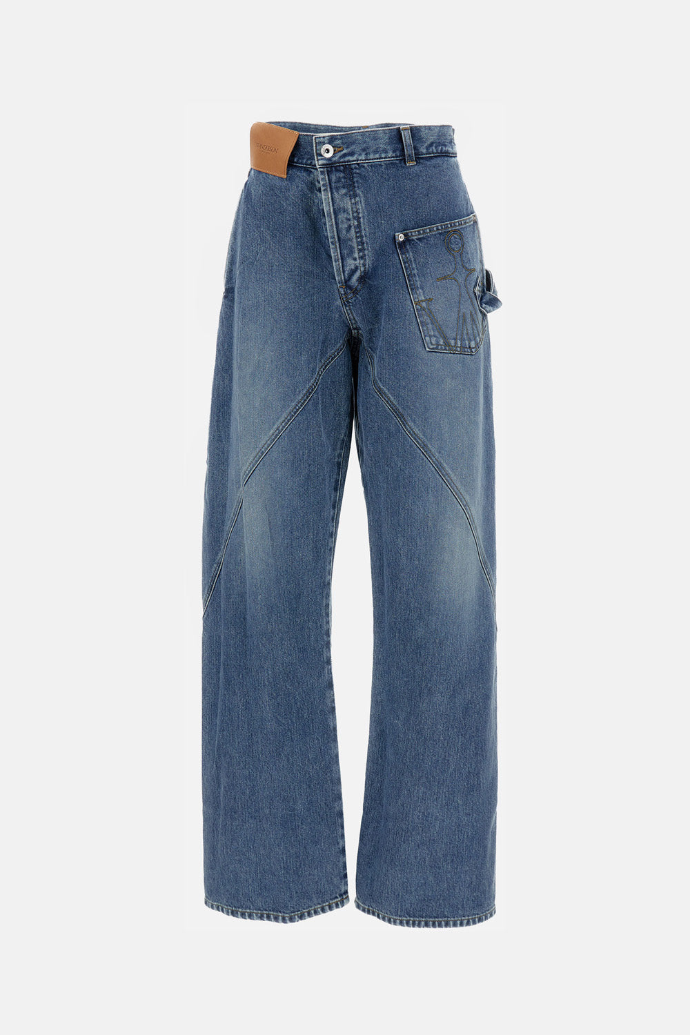 Jw Anderson Men Twisted Workwear Jeans