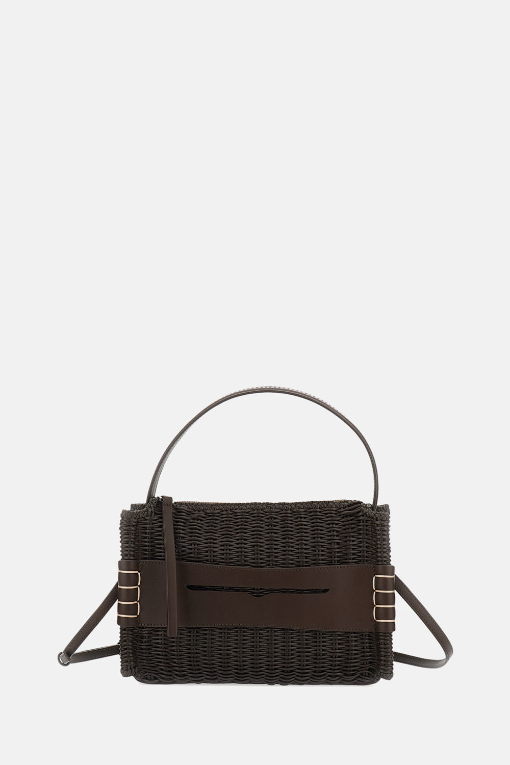 Jw Anderson Women Loafer Bag In Woven Leather