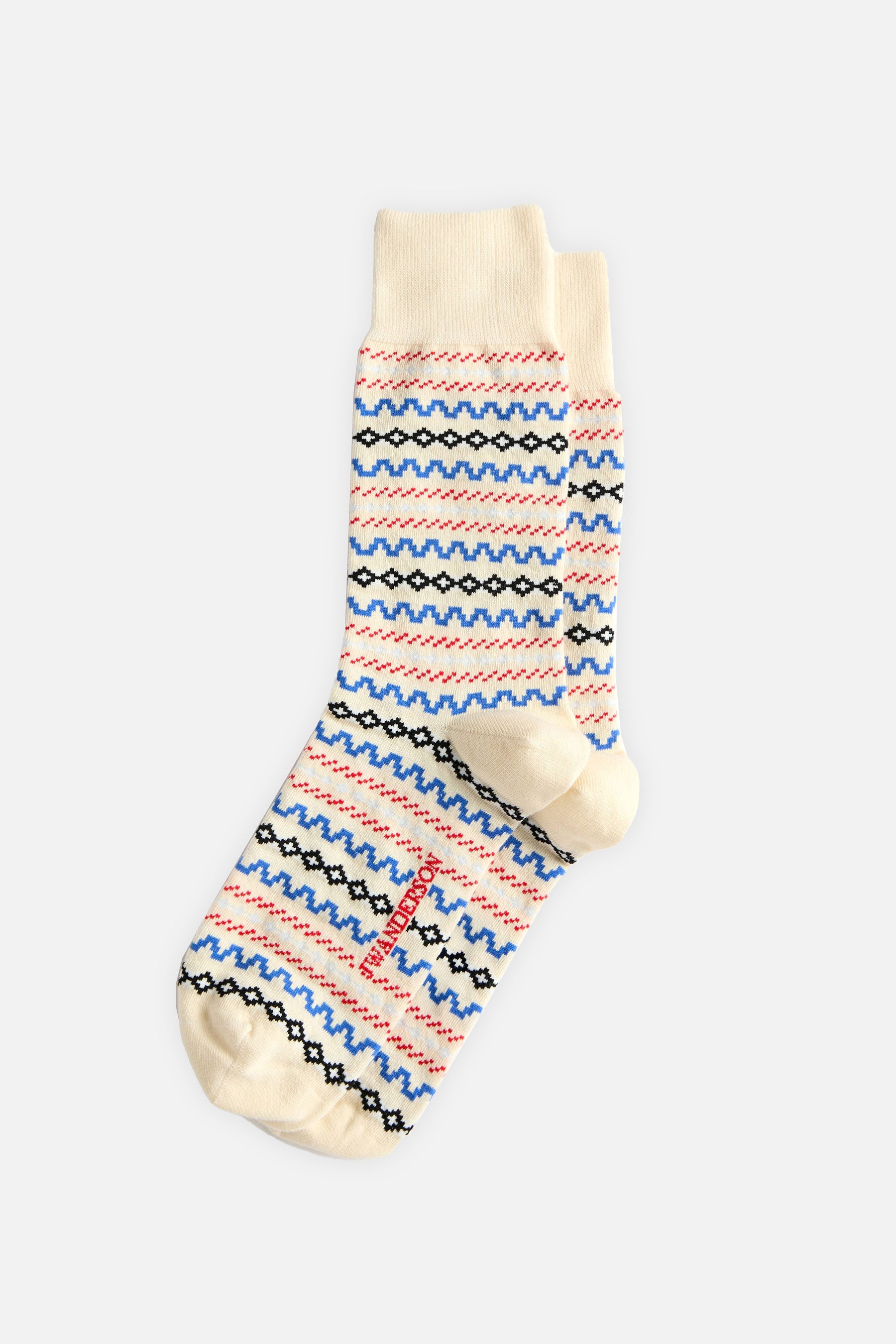 Jw Anderson Women Fair Isle Sock