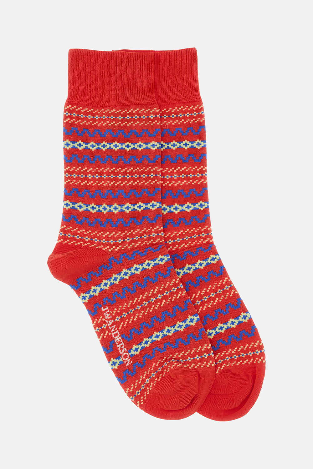 Jw Anderson Women Fair Isle Sock