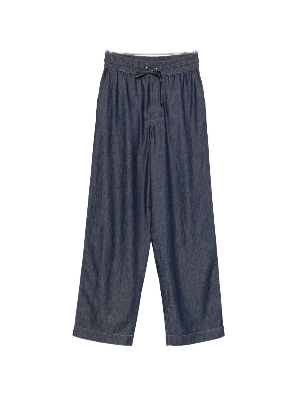 Loewe Men Denim Wide-Leg Trousers