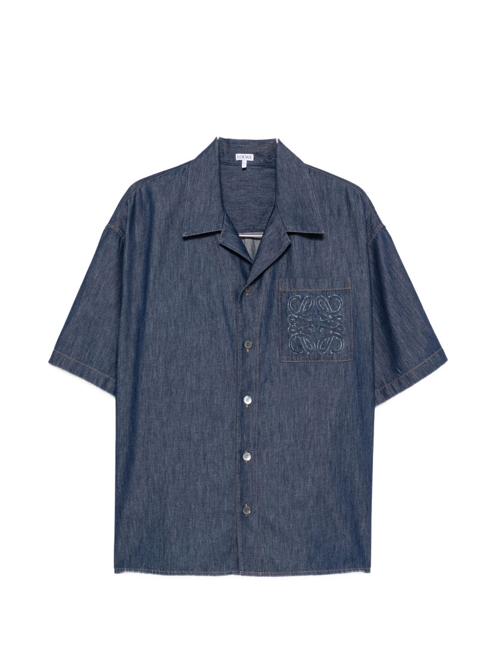 Loewe Men Anagram Denim Shirt
