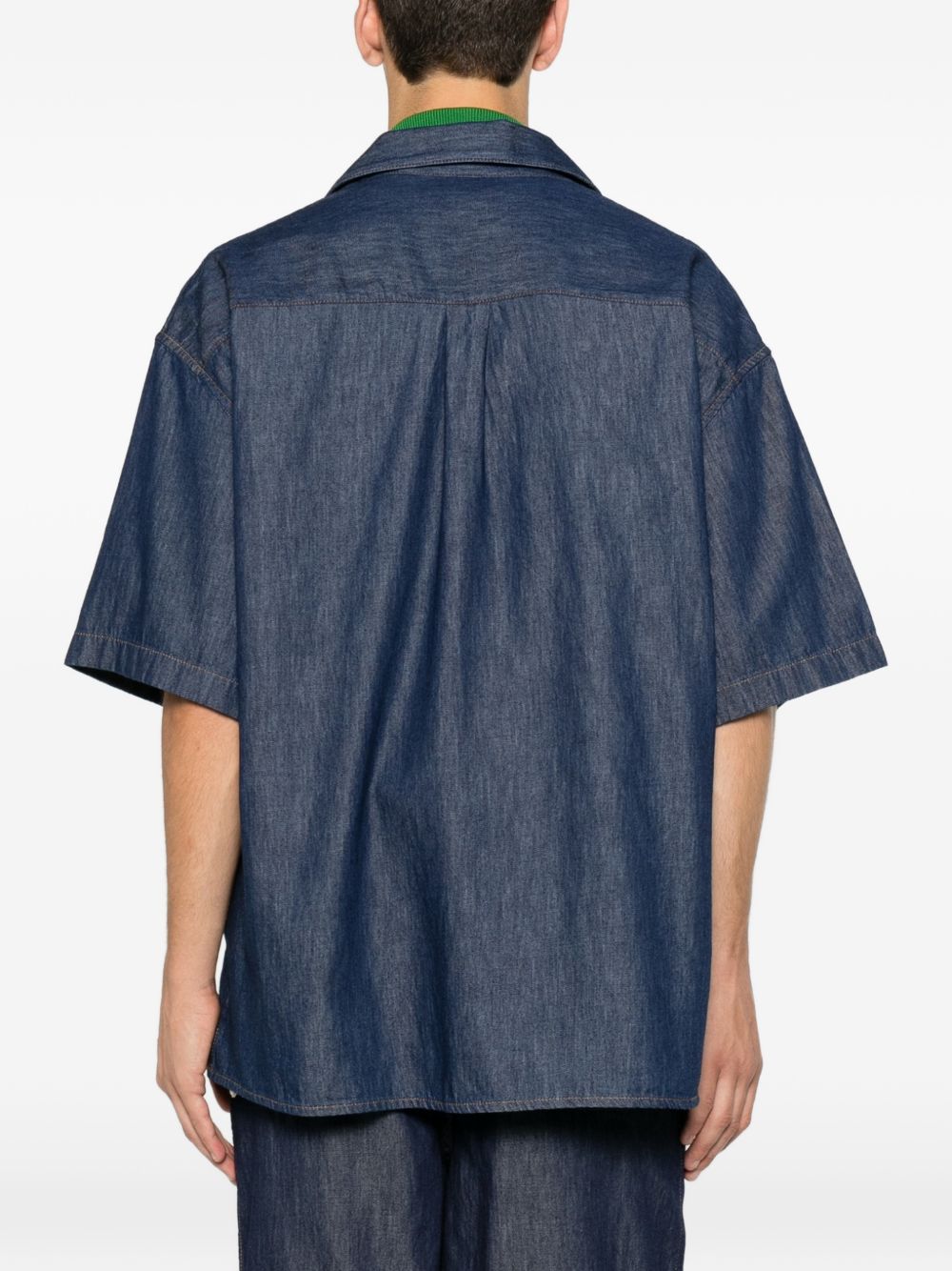Loewe Men Anagram Denim Shirt