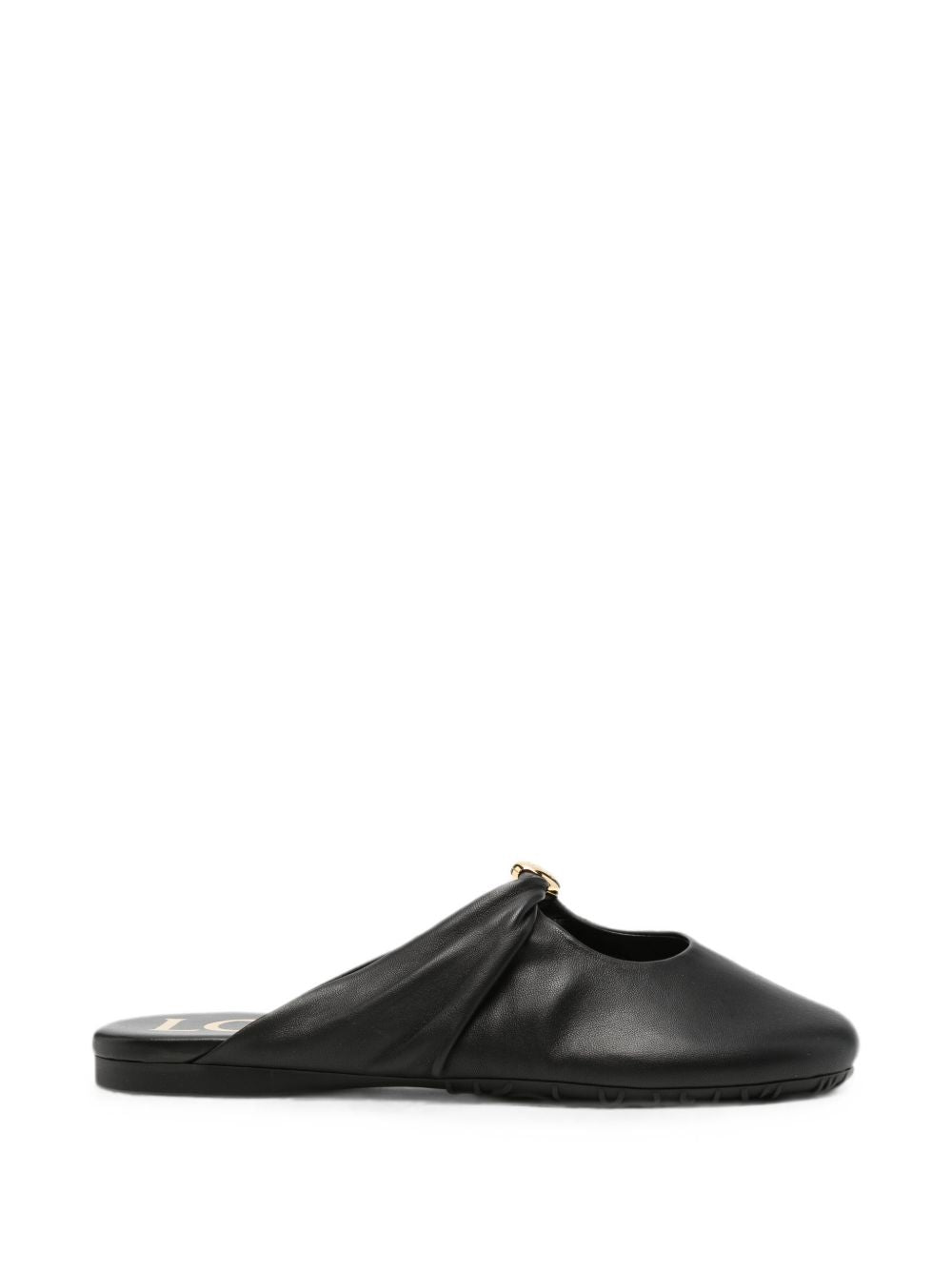 Loewe Women Pebble Soft Leather Slippers