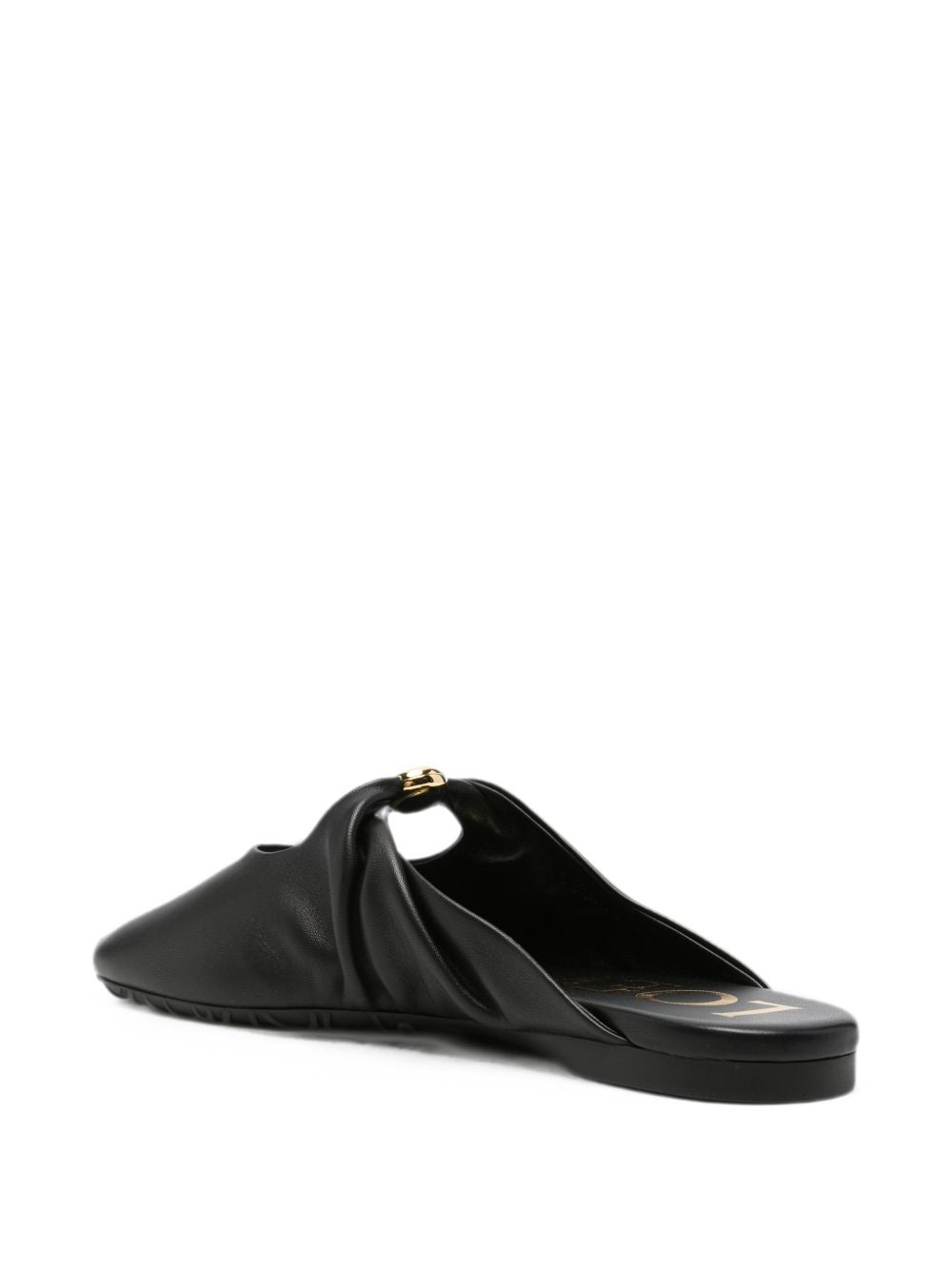 Loewe Women Pebble Soft Leather Slippers